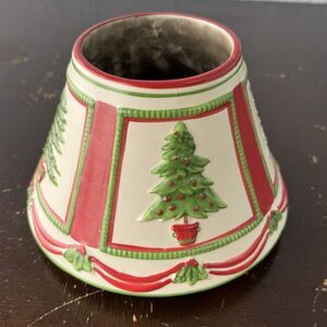 Yankee Candle Topper Large Christmas Trees Of Different Designs Red Green White